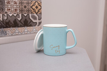 cup of coffee on a table