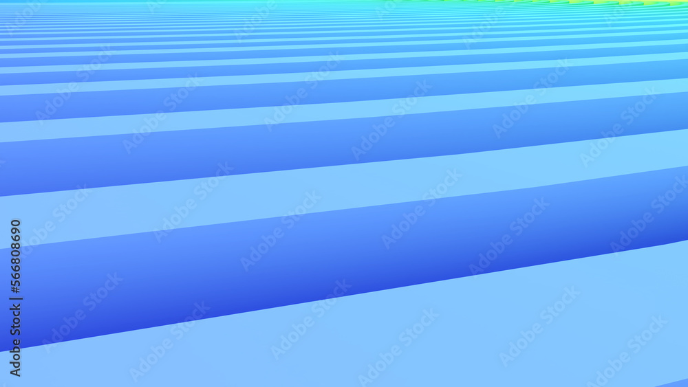 Poster abstract background wave motion, soft blue wave flow, abstract background, 3d rendering.