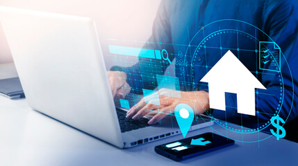 Finding a home and borrowing money to buy a home,Finding the location of a house for investment or living