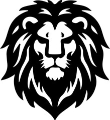 Plakat lion head tattoo