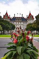New York state capitol building in Albany, New York