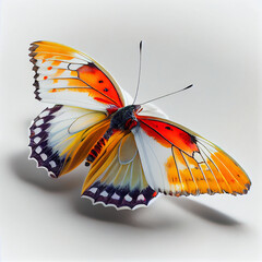 butterfly on a white background