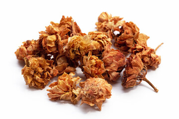 Dried jasmine flowers. Herbal tea