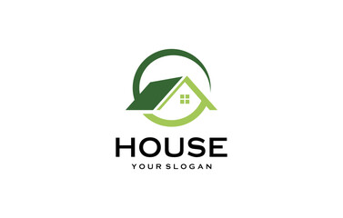 house icon logo vector modern design