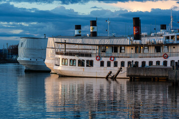 Ships in Swedish ports in summer