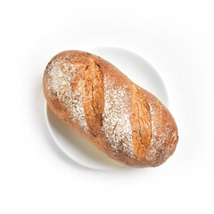 Whole wheat bread. There are photo and vector versions for design idea. Different from other types, bread made with whole wheat is a little bit tough, dry. It is very famous in Europe, North America