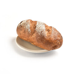 Whole wheat bread. There are photo and vector versions for design idea. Different from other types, bread made with whole wheat is a little bit tough, dry. It is very famous in Europe, North America