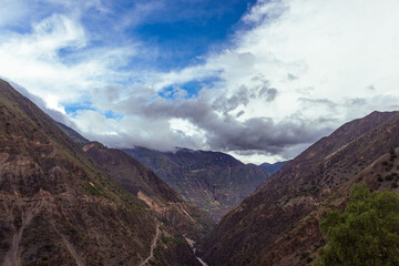Paisaje en los Andes Peruanos