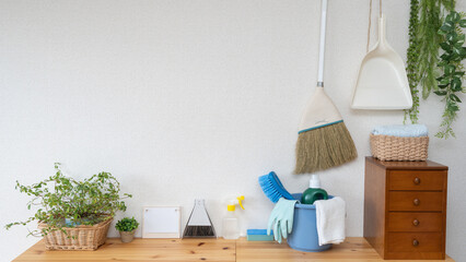 掃除道具とインテリア　イメージ © aomas