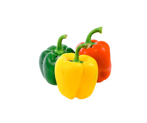 colored peppers isolated on   transparent png