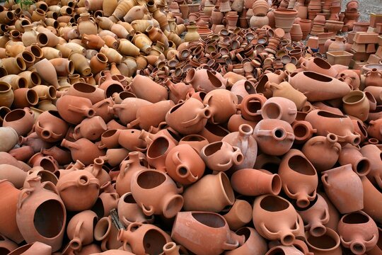Pottery Shop At Avanos, Cappadocia, Turkey.