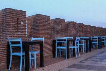 Streets of old Civitavecchia