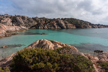 Summer Mediterranean landscapes around Sardinia