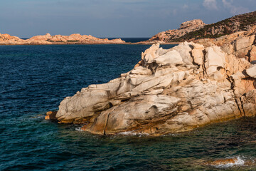 Summer Mediterranean landscapes around Sardinia