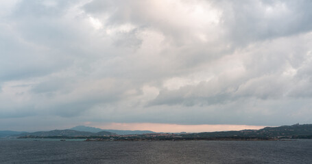 Summer Mediterranean landscapes around Sardinia