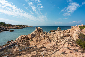 Fototapeta na wymiar Summer Mediterranean landscapes around Sardinia