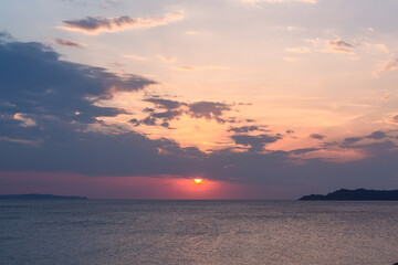 Summer Mediterranean landscapes around Sardinia