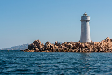 Landscapes in the Mediterranean on the coast of Sardinia