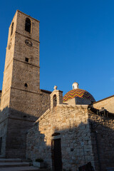 Obraz premium an ancient Mediterranean city in Italy