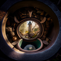 Inside the Wishing Well, AI