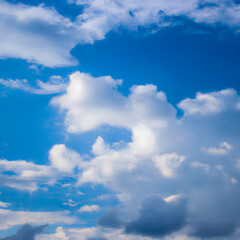 Obraz premium Abstract Cloudy Sky in Daytime