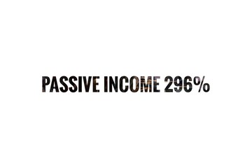 Naklejka na ściany i meble Passive Income Business Sign Illustration Design