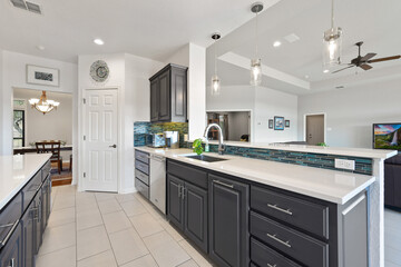 modern kitchen interior