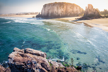 Guarita Beach in Torres city, Rio Grande do Sul state, Southern Brazil