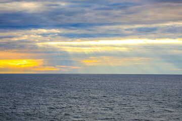 Lake Superior Sun Rays in Autumn