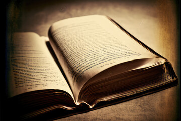Fototapeta premium Ein altes Buch created with Generative AI technologies