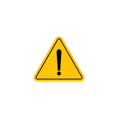 Triangular warning symbol. Vector illustration.