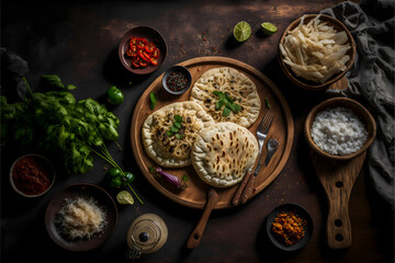 delicious flavors of Latin America with our Pupusas food photography collection. High-quality images showcase this traditional street food in all its glory, from classic recipes to gourmet variations.