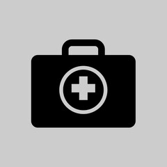 First aid kit vector icon. First Help, Doctor icon, Medicine concept trendy style illustration on white background..eps