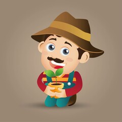 People Set - Profession - Farmer 