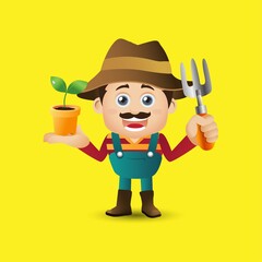 People Set - Profession - Farmer 