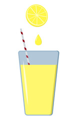 a glass of orange juice