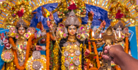 worship of goddess Durga