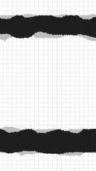 Obraz premium Torn paper story background vector illustration with high-quality textures for comfortable work and creating