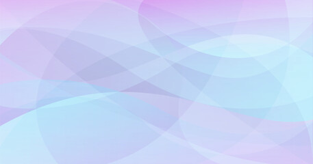 滑らかな波線を持つ抽象的な青色と紫色の背景素材