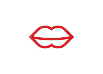 Lips icon or logo isolated sign symbol vector illustration - high quality black style vector icons.