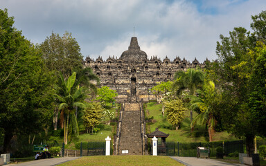 Bhuddist Borobodur Temple in Indonesia