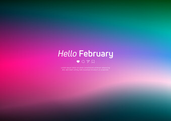 Page design inspiration with abstract background. Shades of blue gradient background pattern