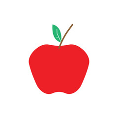 Apple fruit icon design clip art illustration