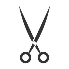 Scissors icon design clip art illustration