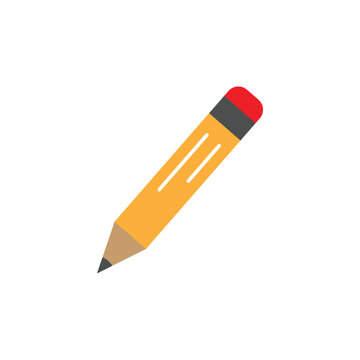 Pencil icon design clip art illustration