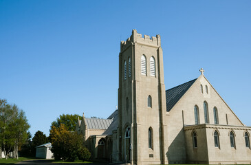Stone church with turret style tower © Brian Scantlebury
