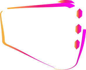 Obraz premium Gallery drawing picture letter notebook sketching art brush frame decorative background illustration