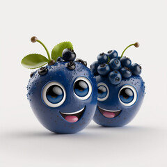 Cute Blackberry Character