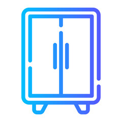 refrigerator gradient icon