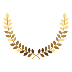 Obraz premium golden wreath crown
